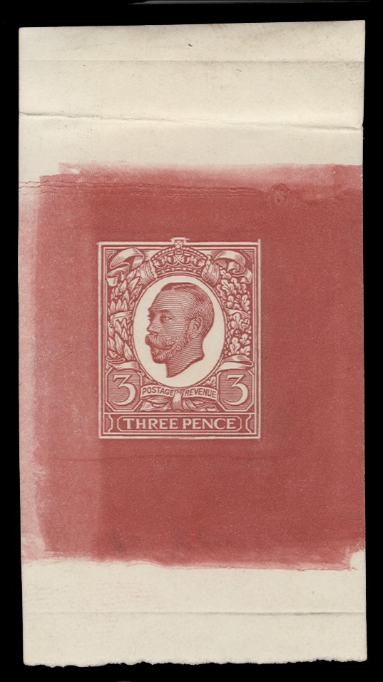 1911 3d Engraver's sketch die of the...