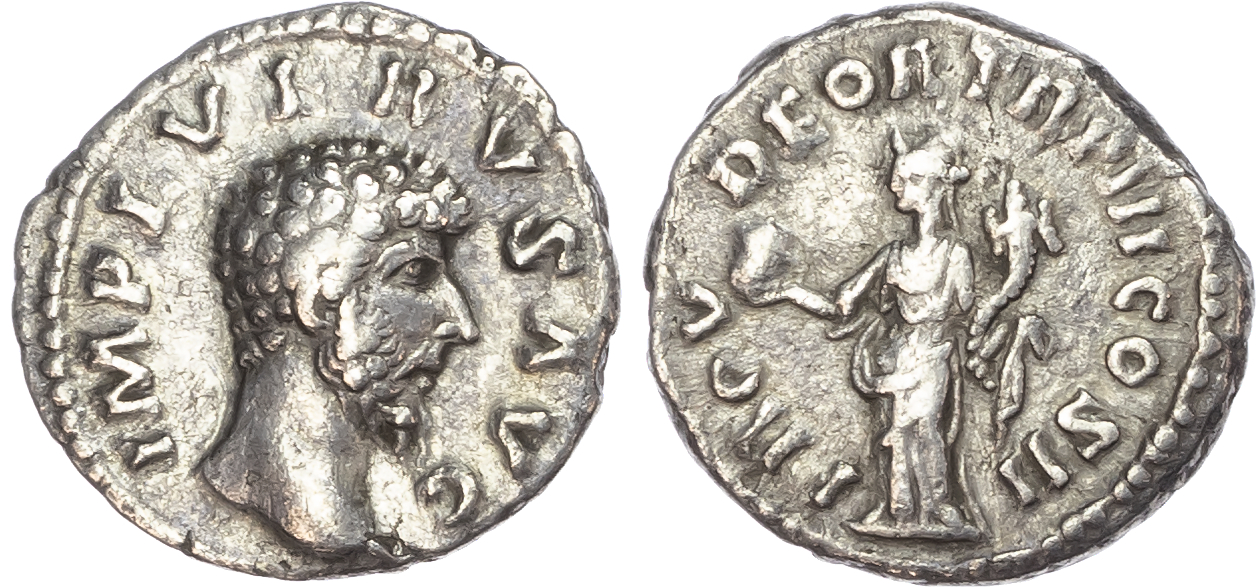 Lucius Verus (AD 161-169) AR Denarius, Rome, AD 163, 2.61g. 