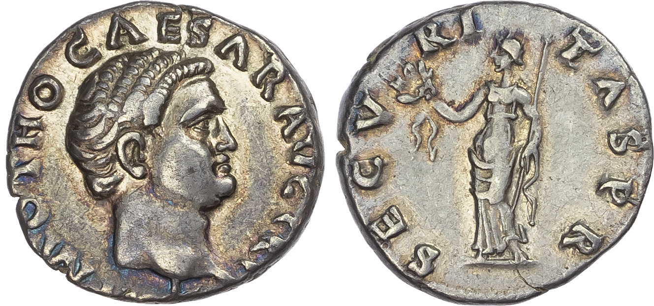 Otho (AD 69) AR Denarius, Rome, 3.09g. 
