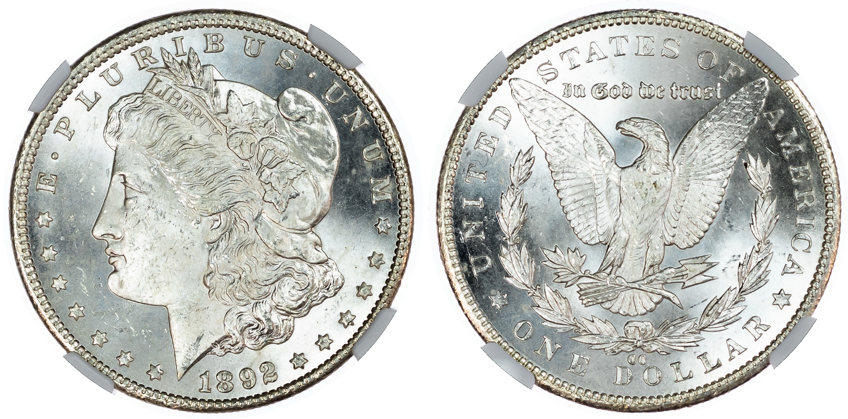 USA, silver Morgan Dollar, 1892