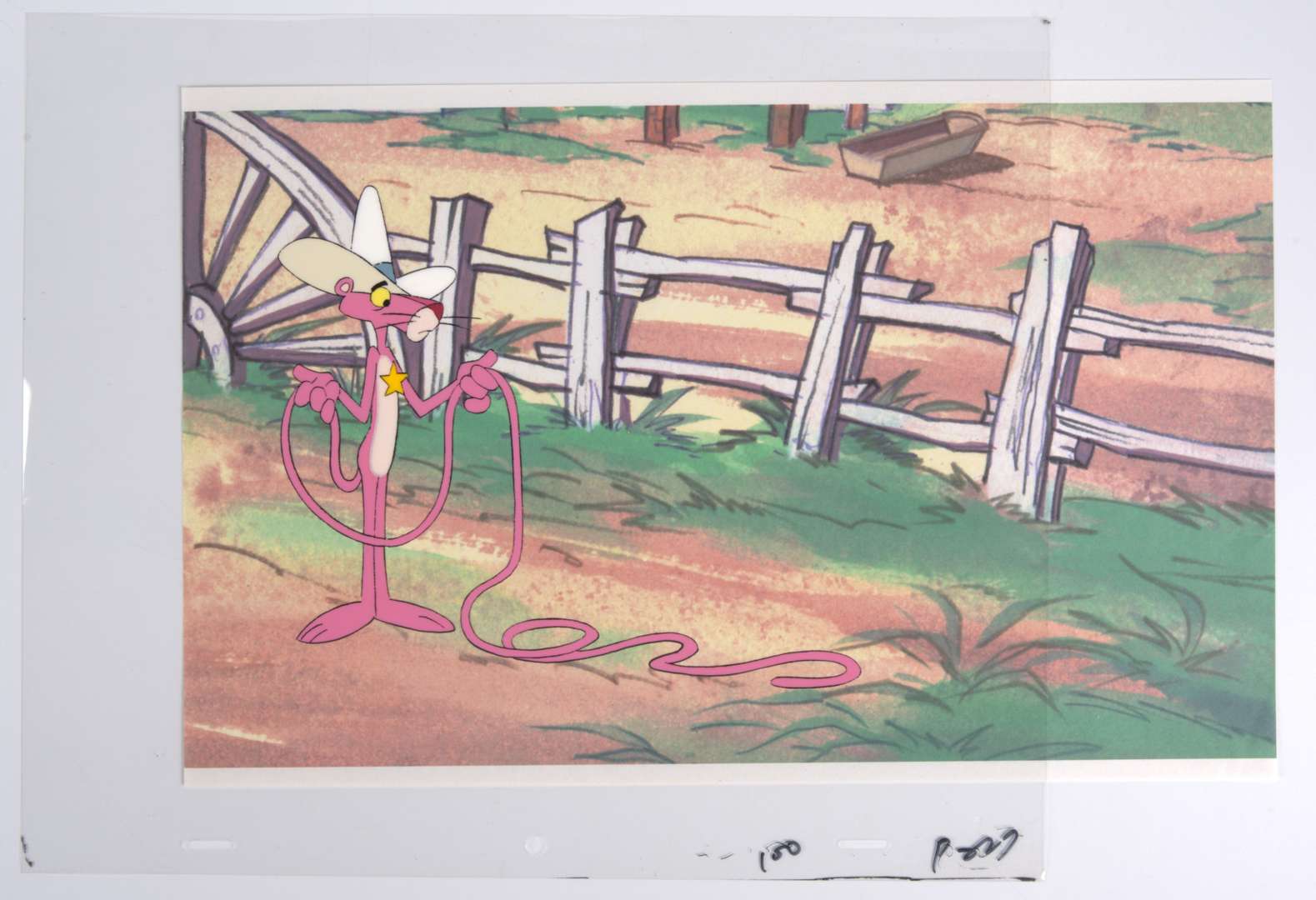 The Pink Panther Show Original Pink Panther Hand Painted Production Cel (MCM, 1993-1995)