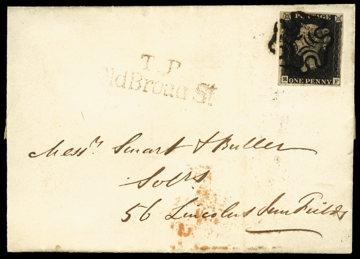 Great Britain 1840 (COVER) SG2