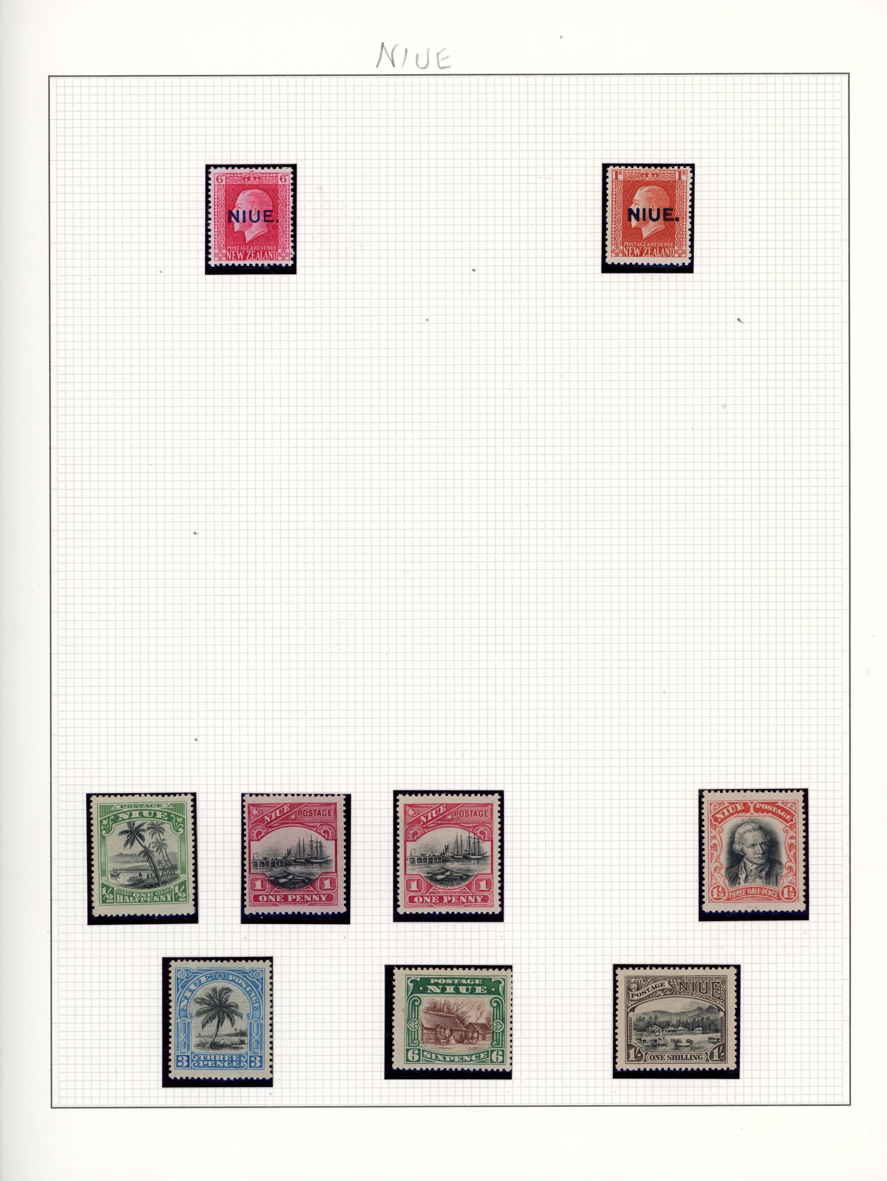 Niue 1920-70 collection mint
