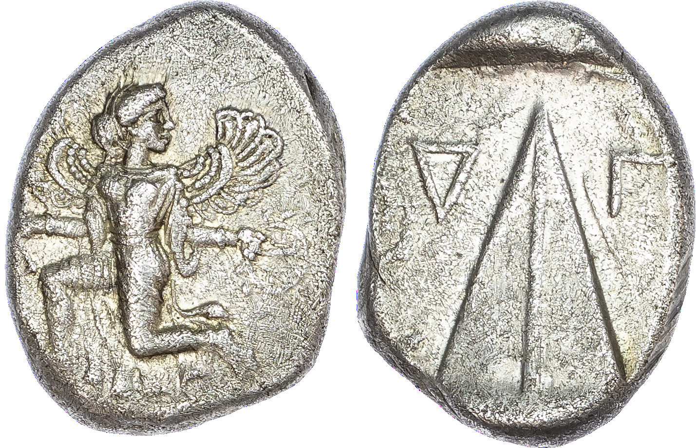 Caria, Kaunos (c. 410-390 BC) AR Stater, 11.34g.