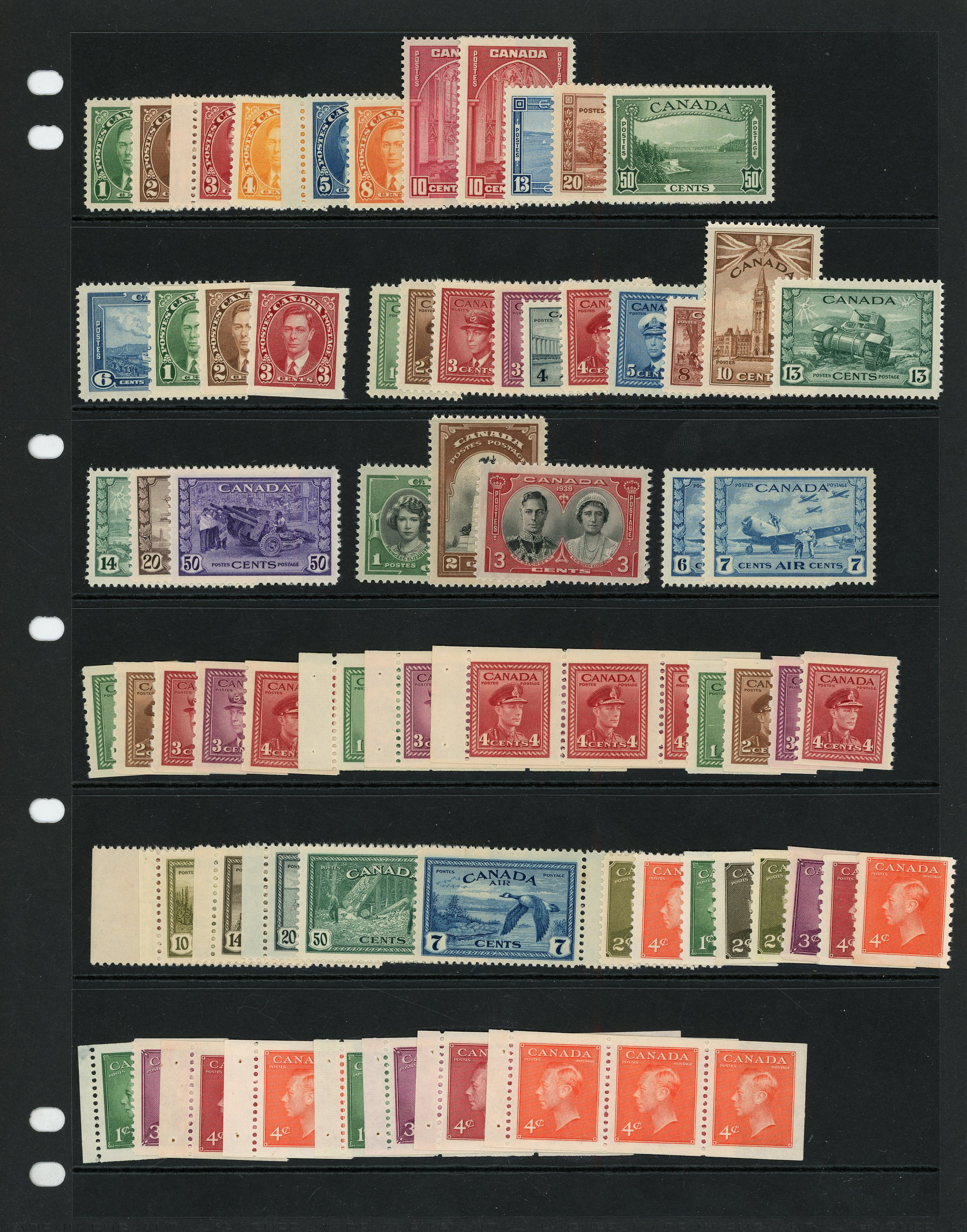 Canada KG VI mint...