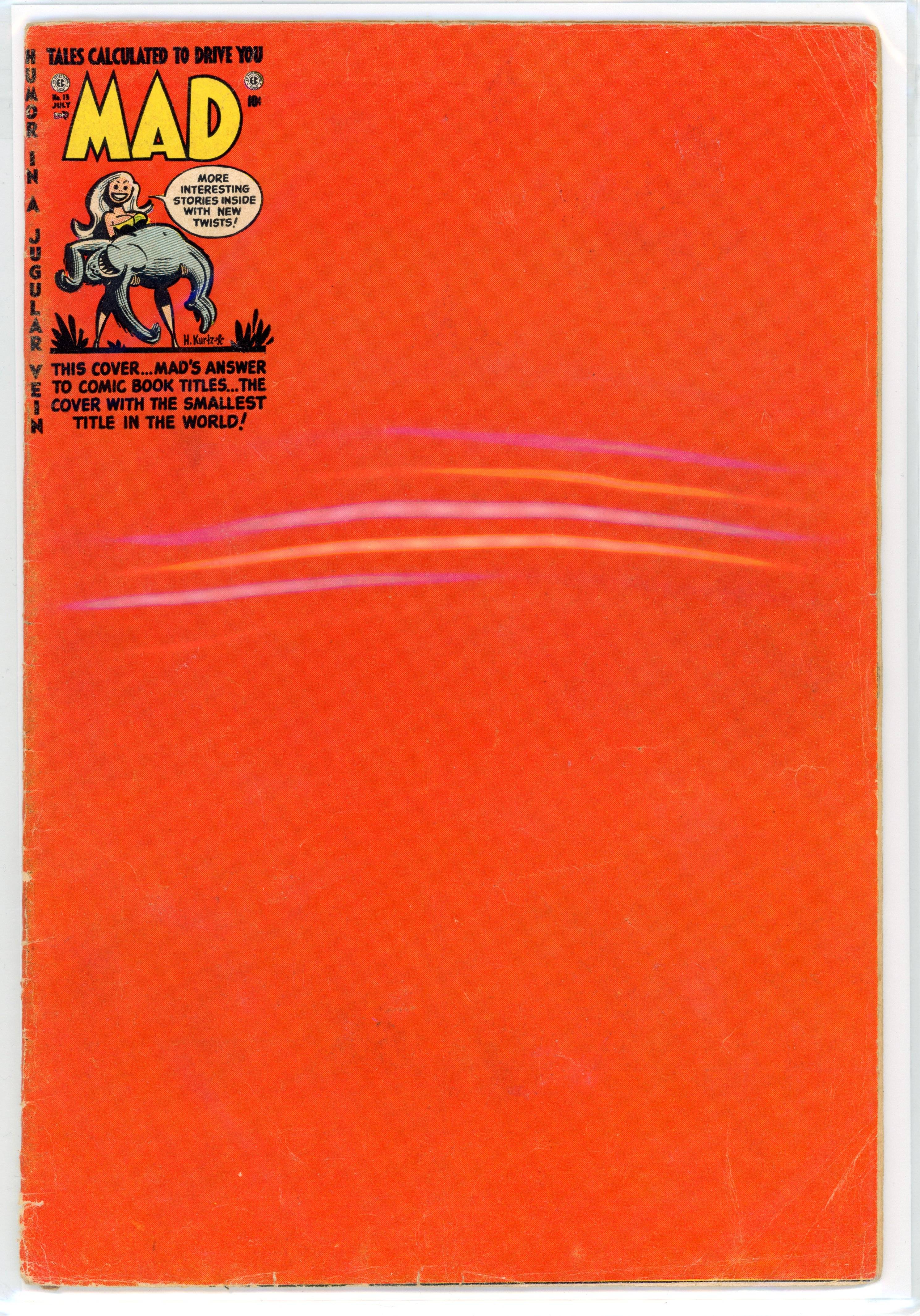 Mad #13 (EC, 1954) Prince Valiant and Robinson Crusoe parodies