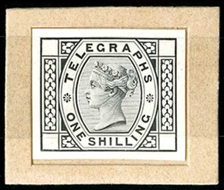 1877 1s "Telegraph" Die Proof. Superb...