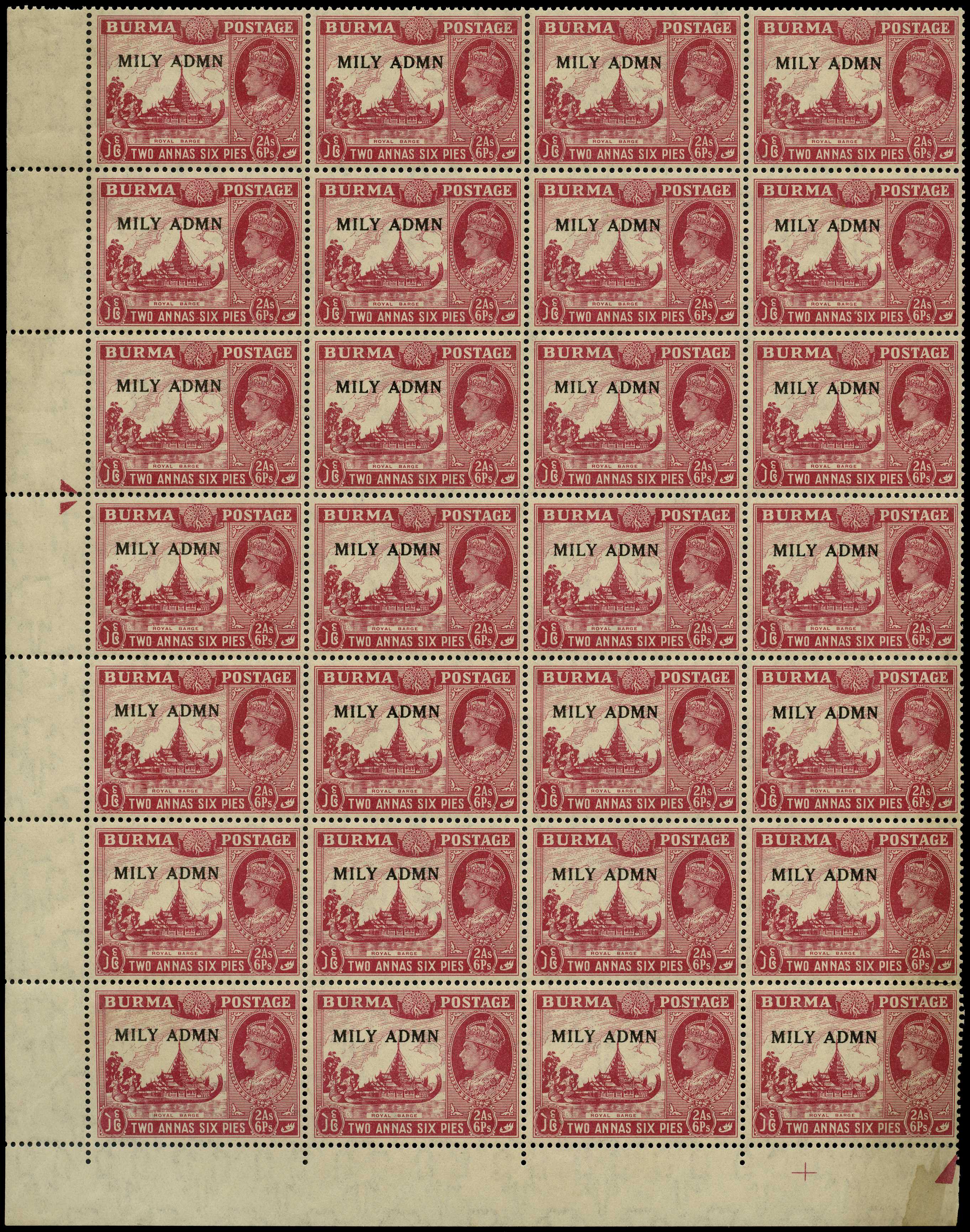 1938-47 mint varieties group with SG 27a...