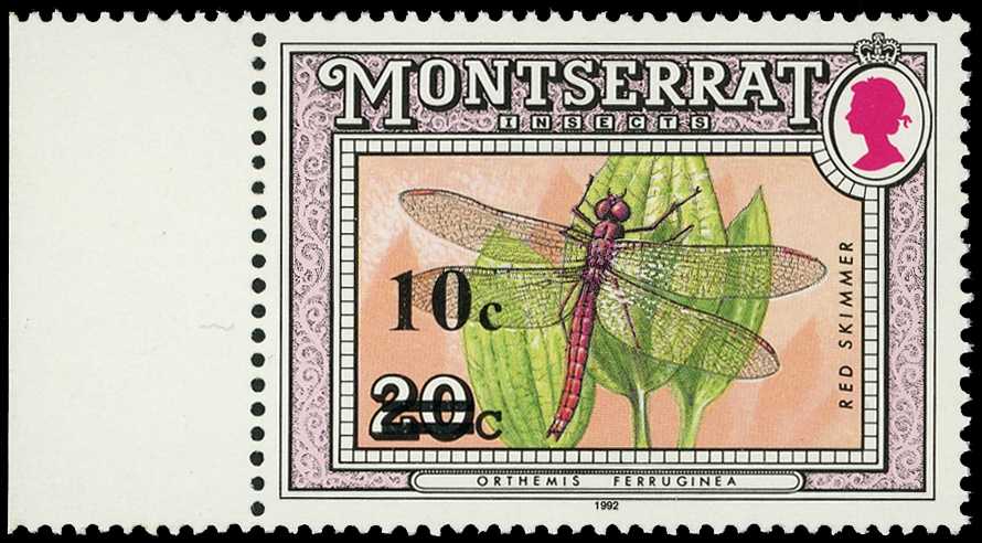 1995 10c on 25c local provisional, left...