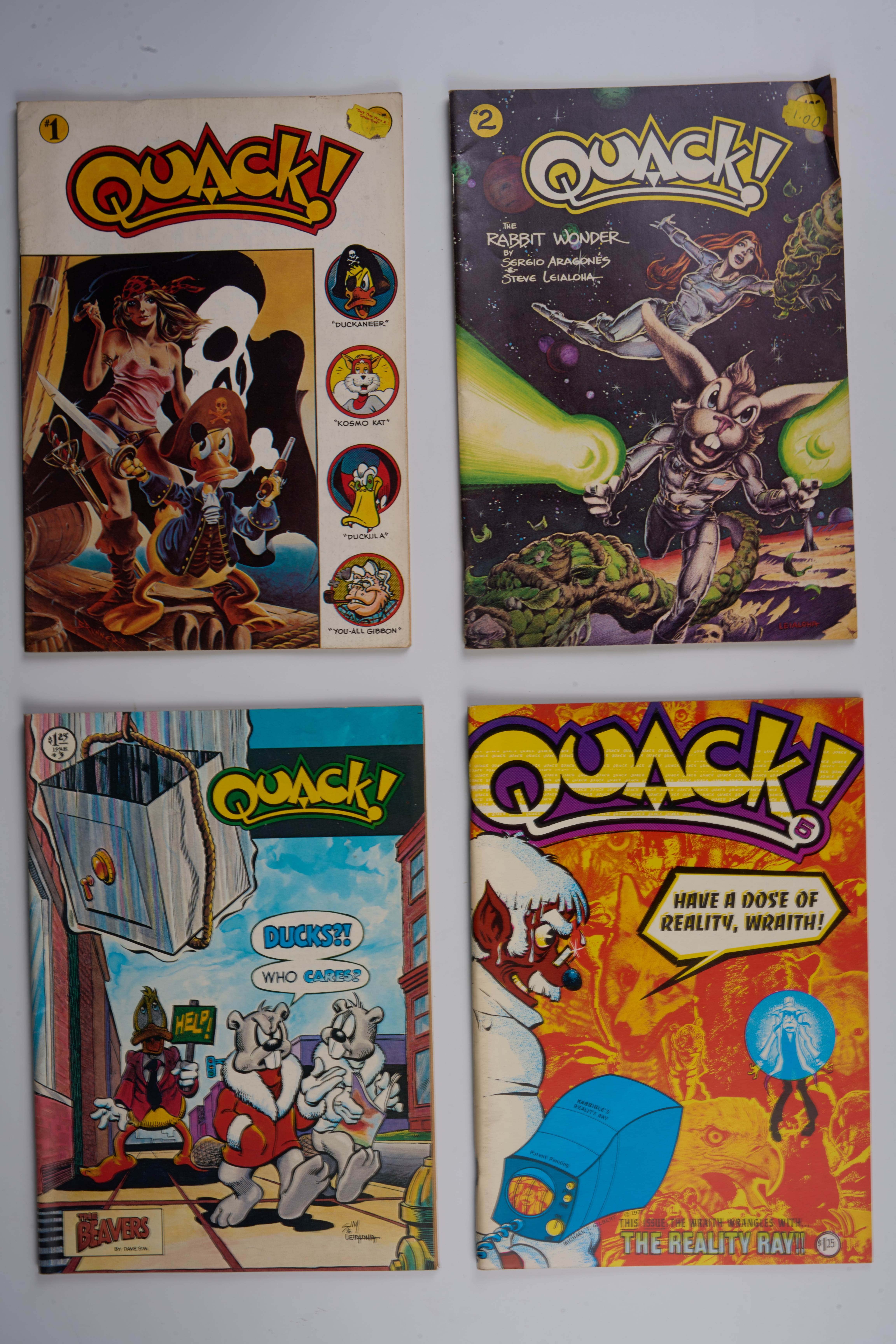 Quack!, Mickey Rat, No Ducks!, Maxwell Mouse Follies & Rip Off Review (Star Reach/Last Gasp/Southeast, 1972-81) Bundle of 9