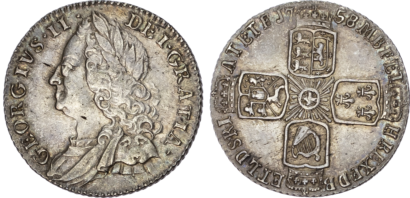 William and Mary, Groat, 1689; George II, Sixpence, 1758; George III, Sixpence, 1787 (3).