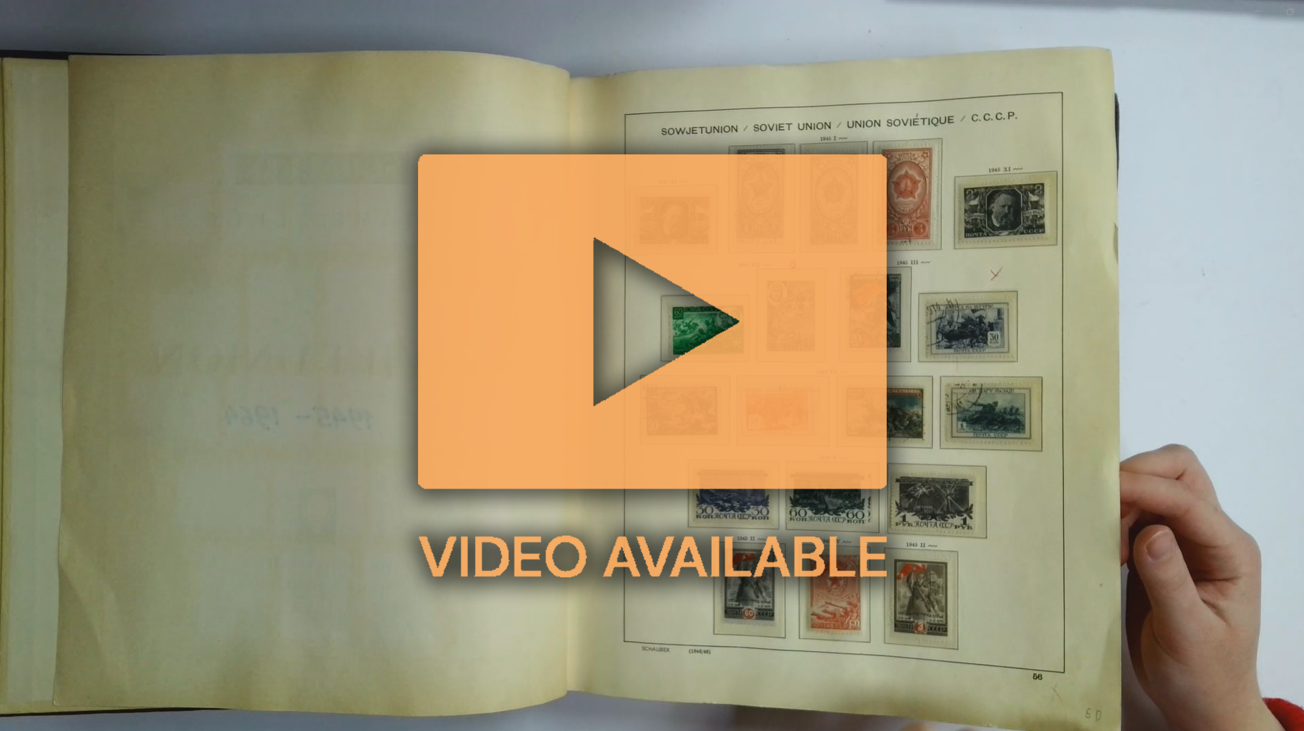 Russia 1858-1978 collection in albums