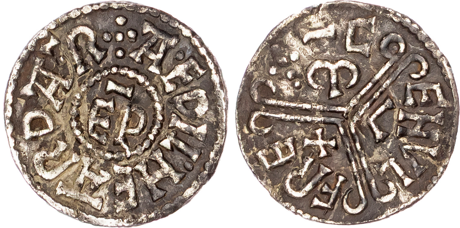 Archbishops of Canterbury, Aethelheard (792-805), AR Penny, Fourth Issue, with Coenwulf as overlord (c. 798-805).