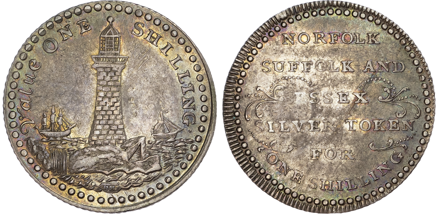 Norfolk. Silver shilling.
