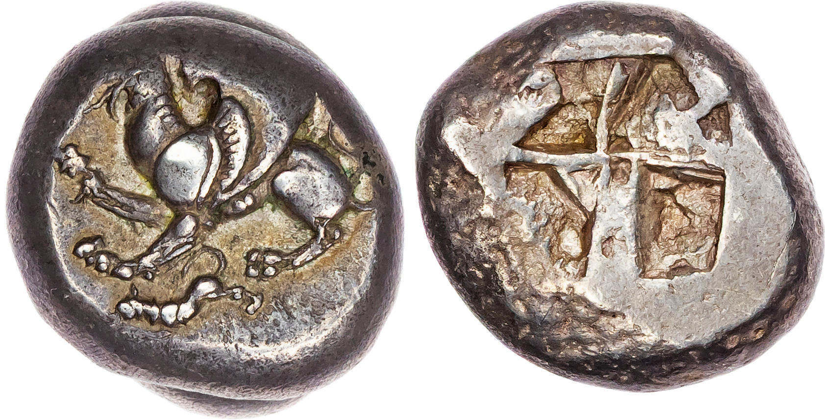 Thrace, Abdera (c. 520-500 BC) AR Tetradrachm, 14.96g. 