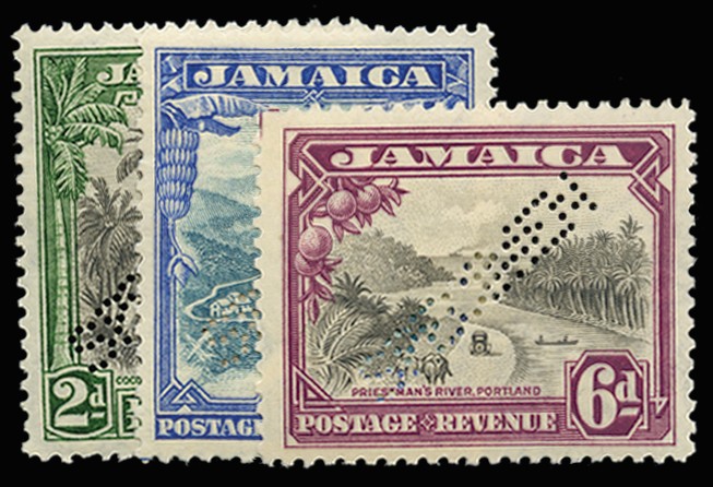 1932 Pictorial set of 3 to 6d, perf...