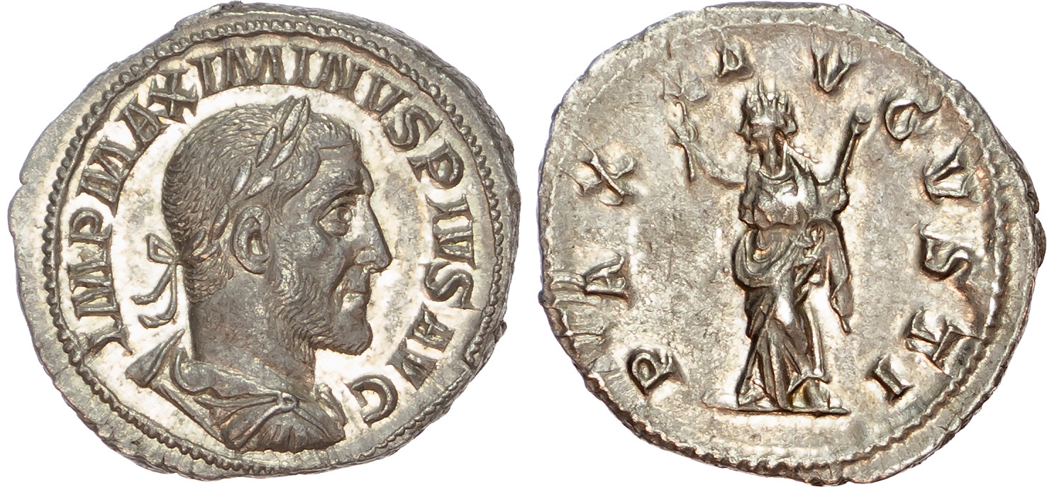 Maximinus Thrax (AD 235-238) AR Denarius, Rome, AD 235, 2.93g. 