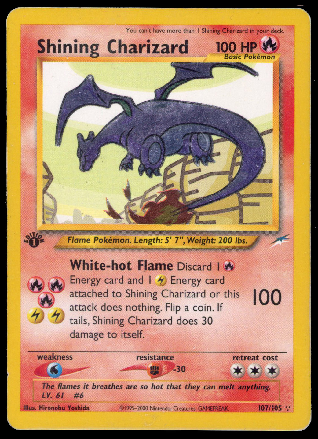Shining Charizard 1st Edition Neo Destiny