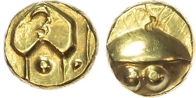 India, Bijapur Sultanate, gold Hudki Half Pagoda