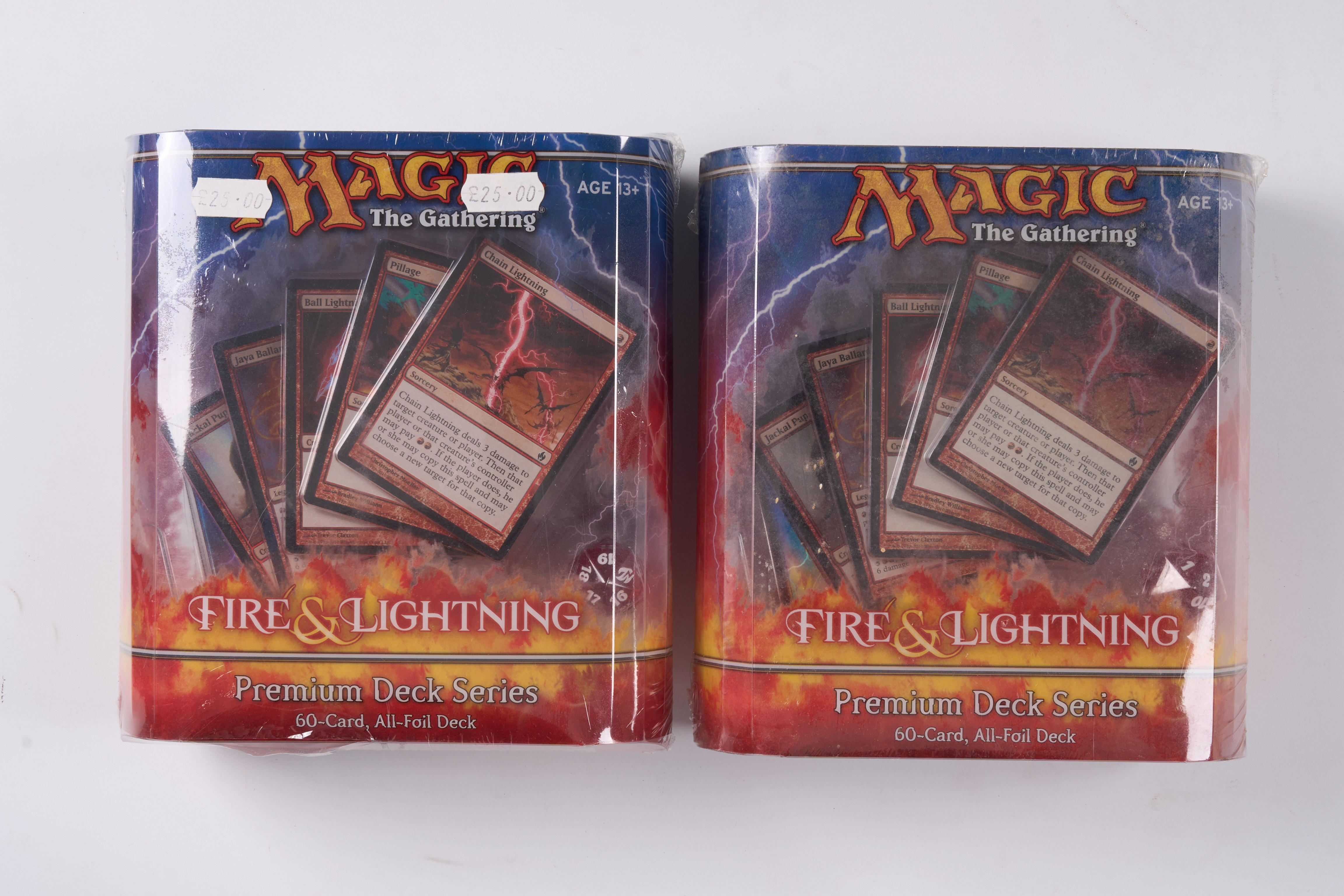 X2 Premium Deck Series: Fire & Lightning - Factory Sealed
