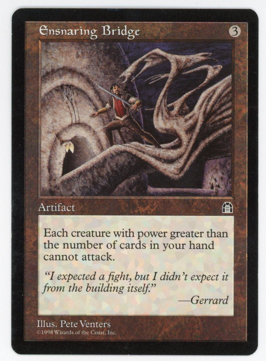 Magic The: Gathering - Ensnaring Bridge - Stronghold - Lightly Played