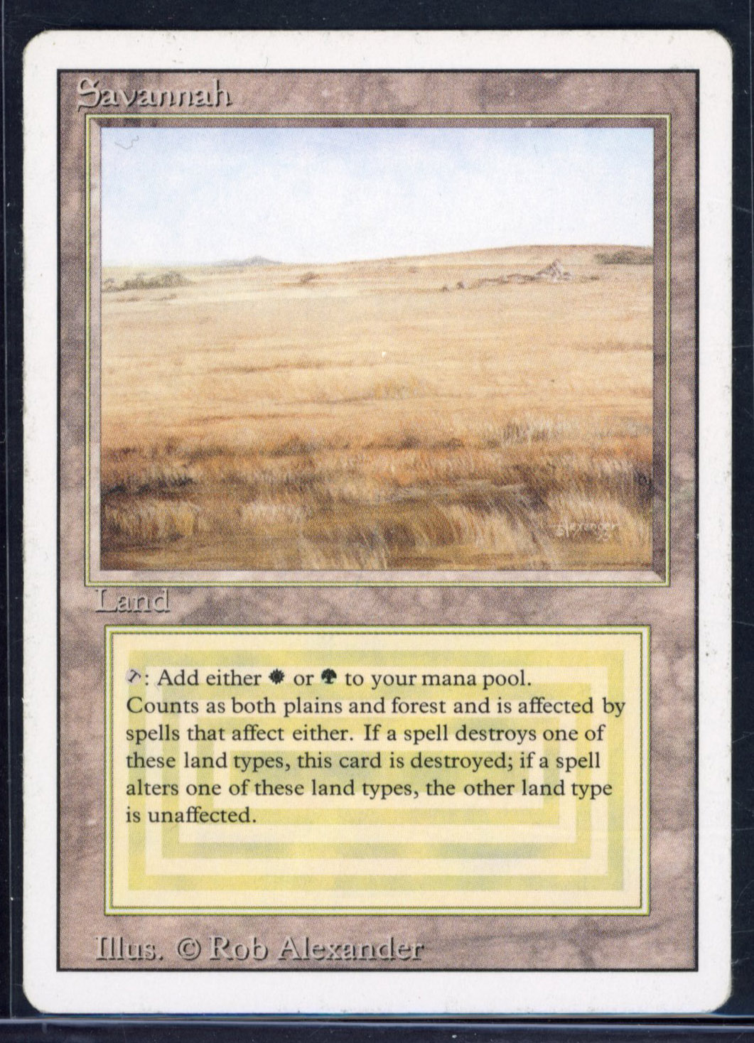 Magic The Gathering - Savannah - Revised - Mod Play 