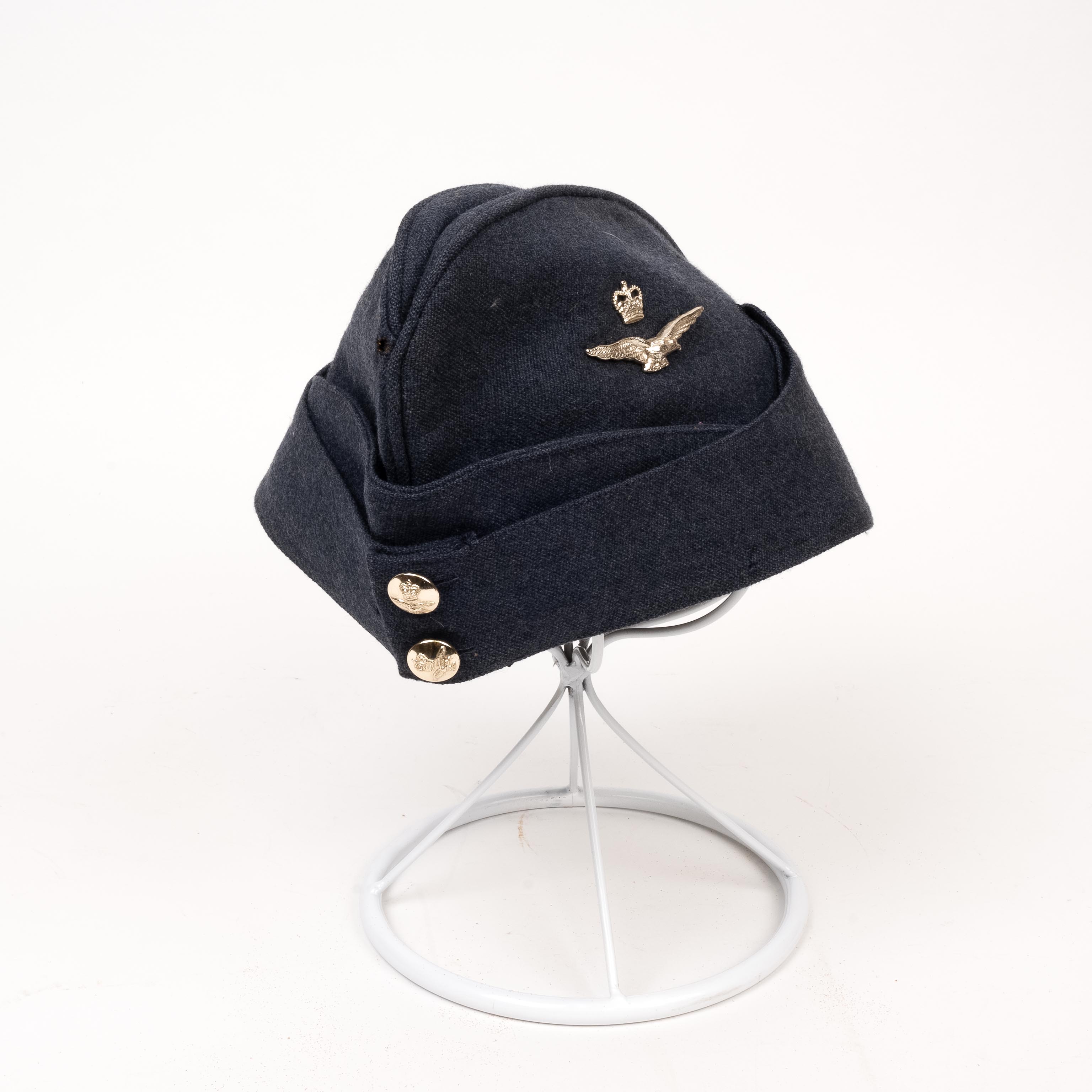 RAF Officers Cap, RAF Officers Side Hat, Royal Navy Cap with Royal Yacht Cap Tally