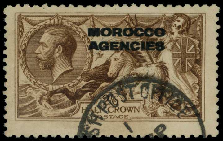 1917 2s6d yellow-brown, De La Rue...