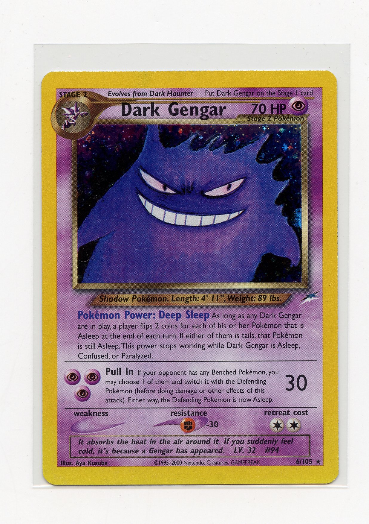 Dark Gengar #6 Holo Neo Destiny - LP+