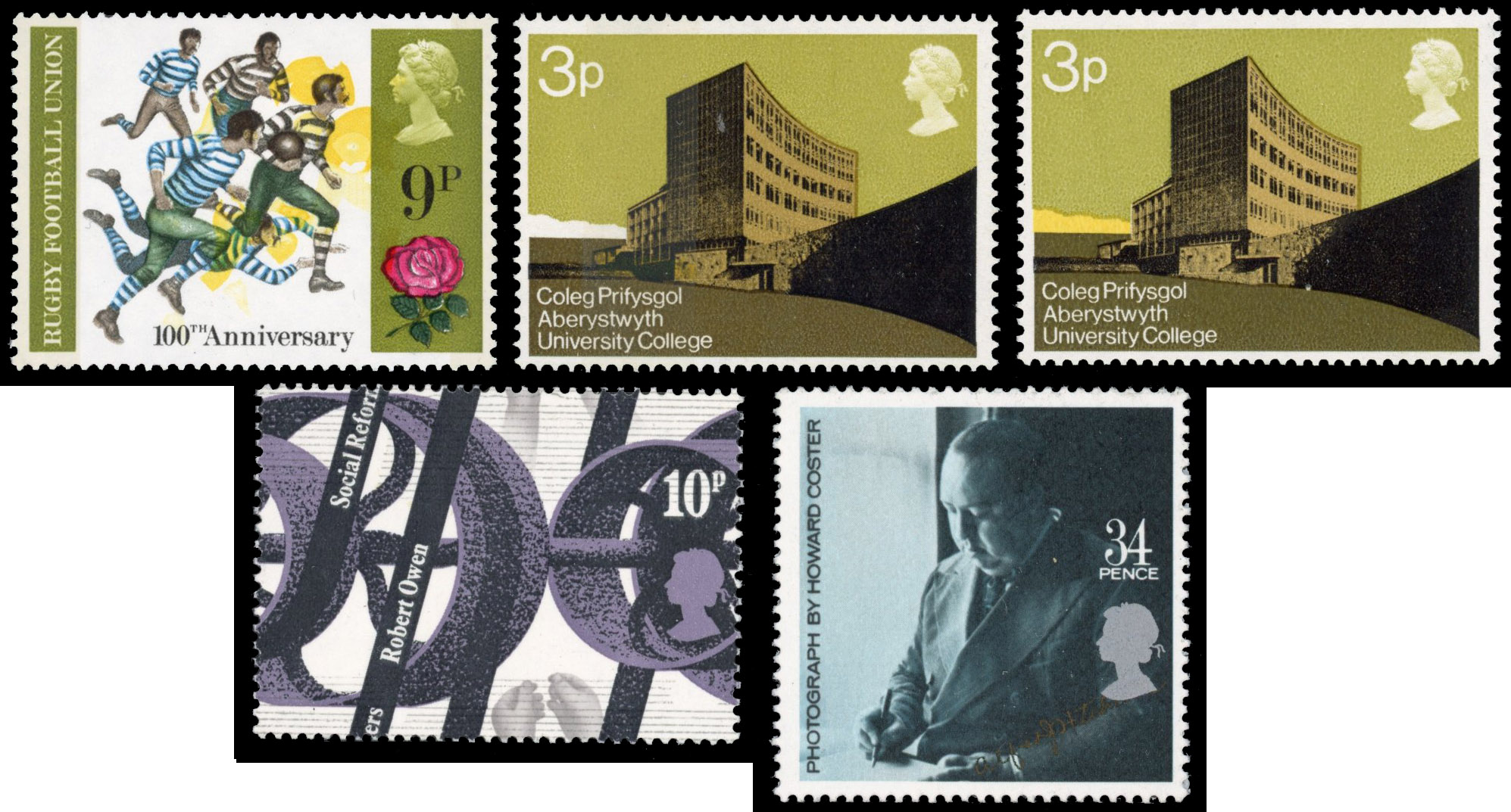 GB 1971-1985 range of mint varieties