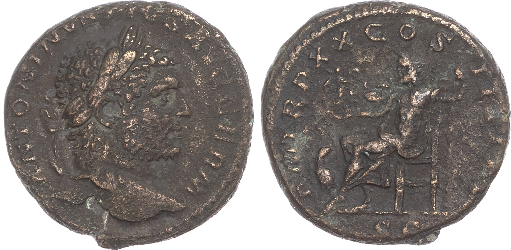 Caracalla (AD 198-217) AE As, Rome, AD 217, 10.43g. 