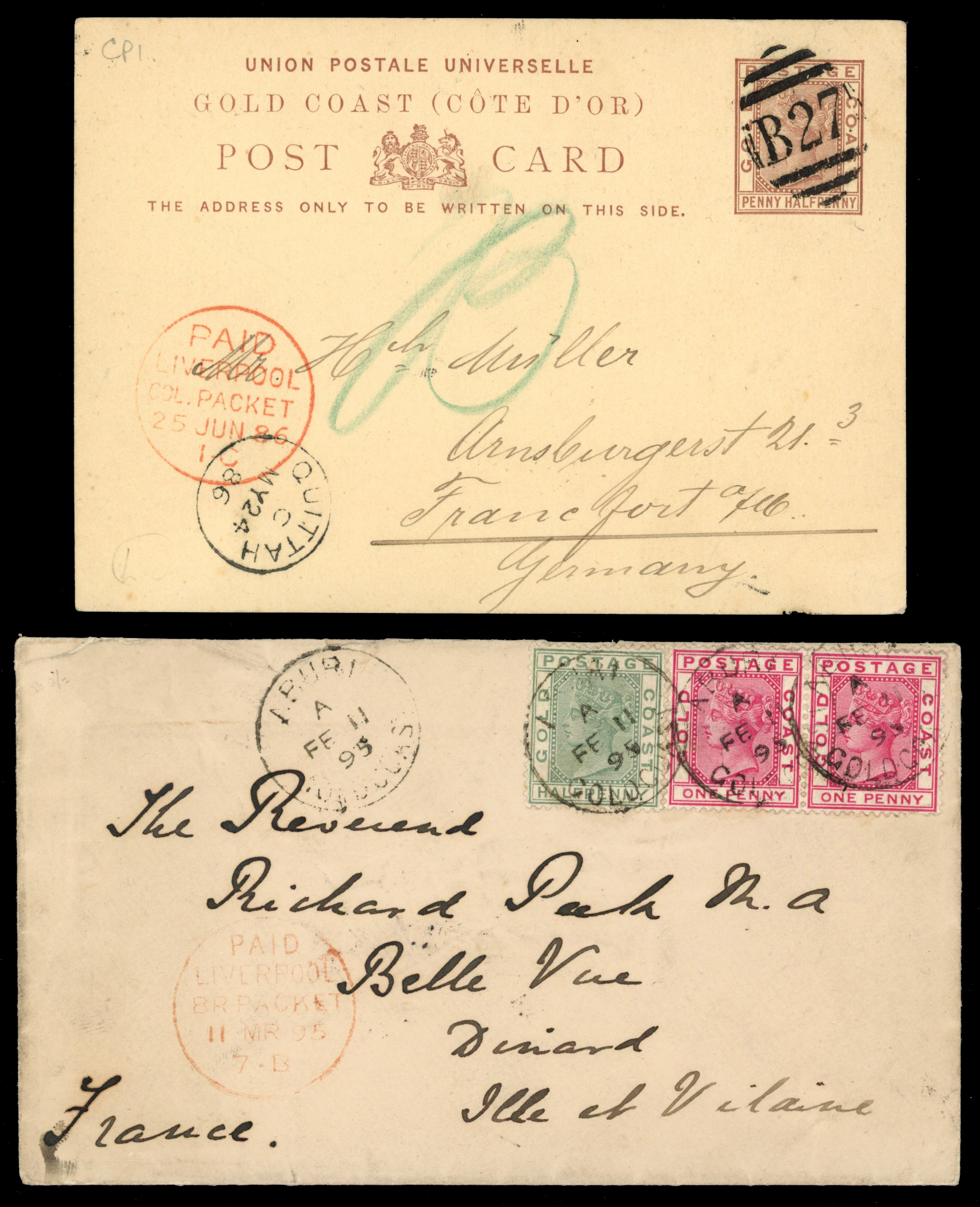 1886-1903 cover/card selection