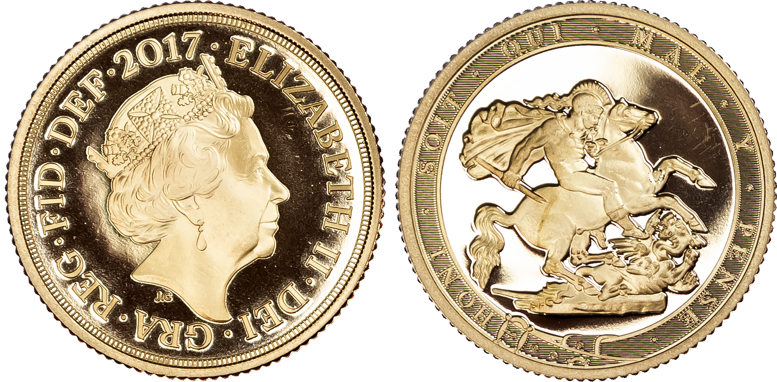 Elizabeth II (1952-2022), Sovereign, 2017