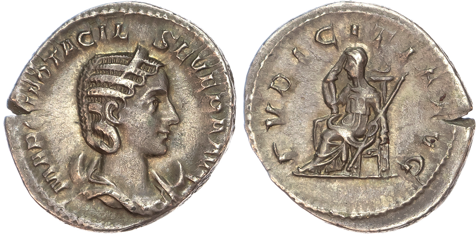 Otacilia Severa (wife of Philip I) AR Antoninianus, Rome, AD 245, 3.96g. 