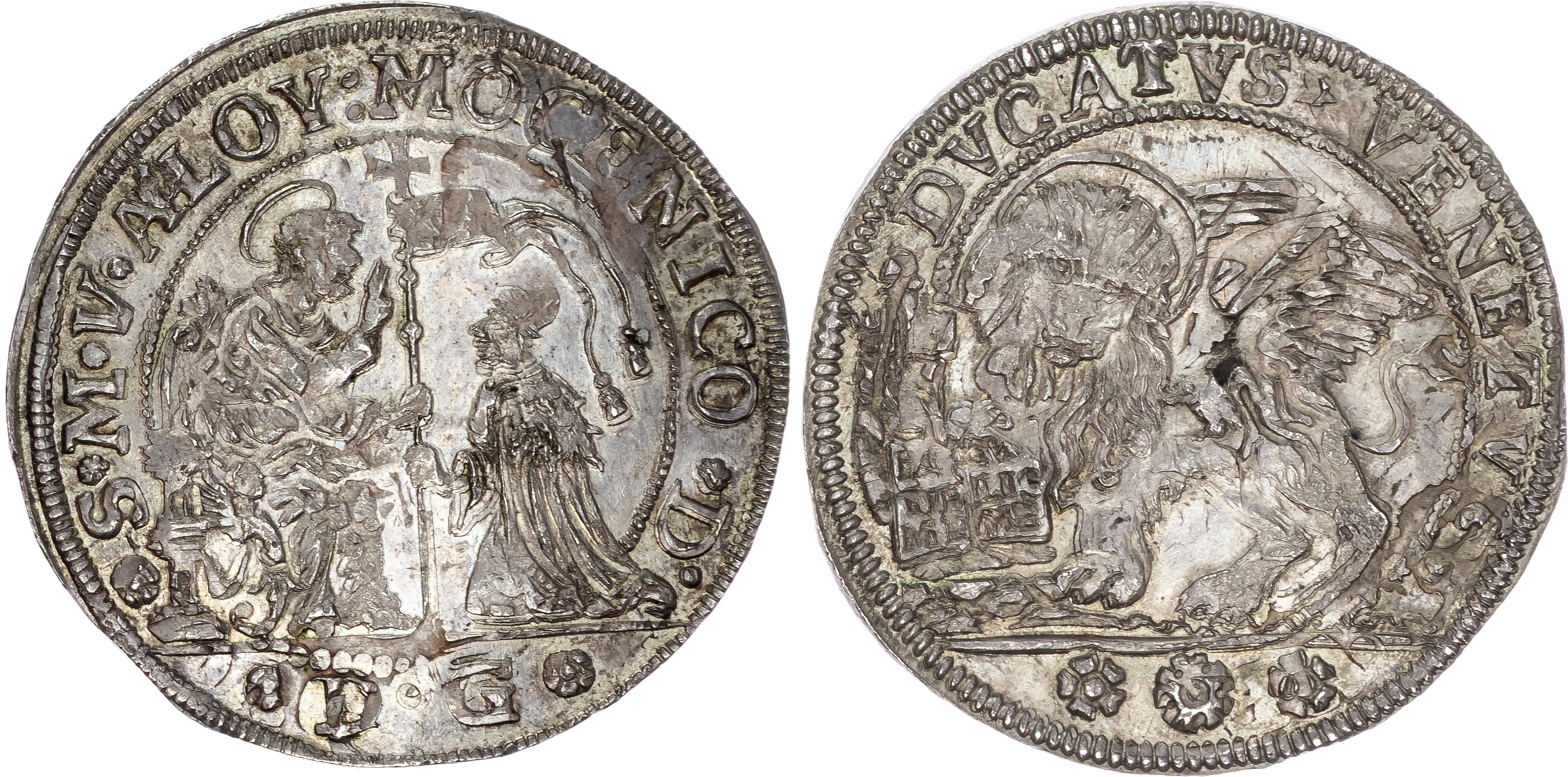Italy, Venice, Alvise IV Mocenigo (1763-1778), silver Ducato, initials DG (moneyer Domenego Gritti, moneyer 17…