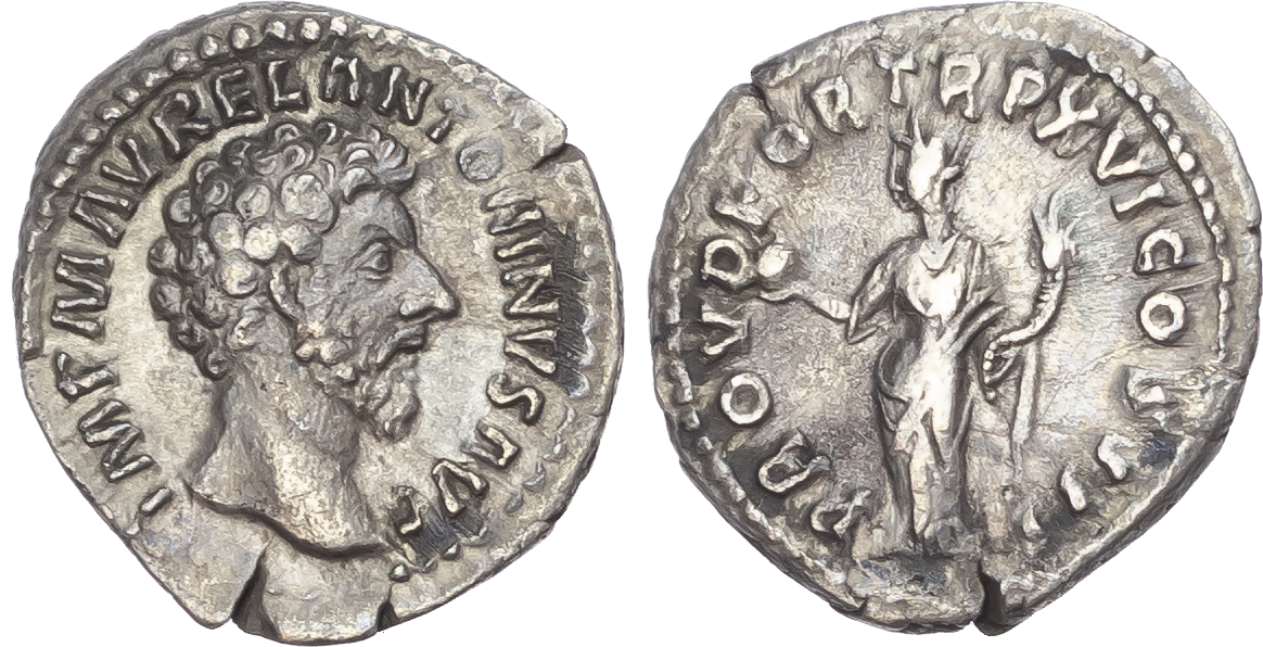 Marcus Aurelius (AD 161-180) AR Denarius, Rome, AD 161-162, 3.60g. 