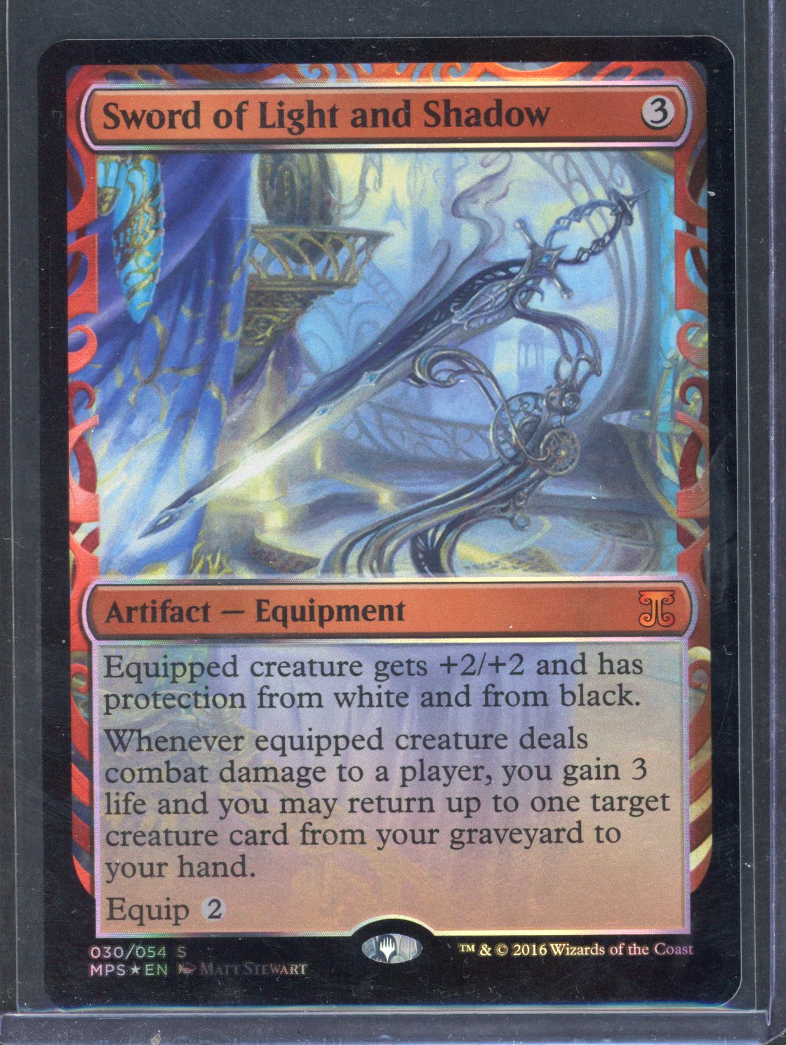 Magic the Gathering - Sword of Light and Shadow  - Kaladesh Inventions - Near Mint
