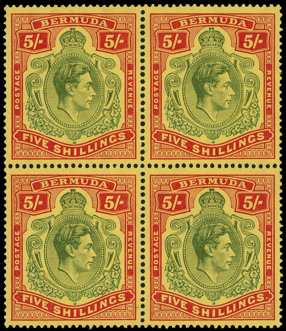 Bermuda SG 118 block mint