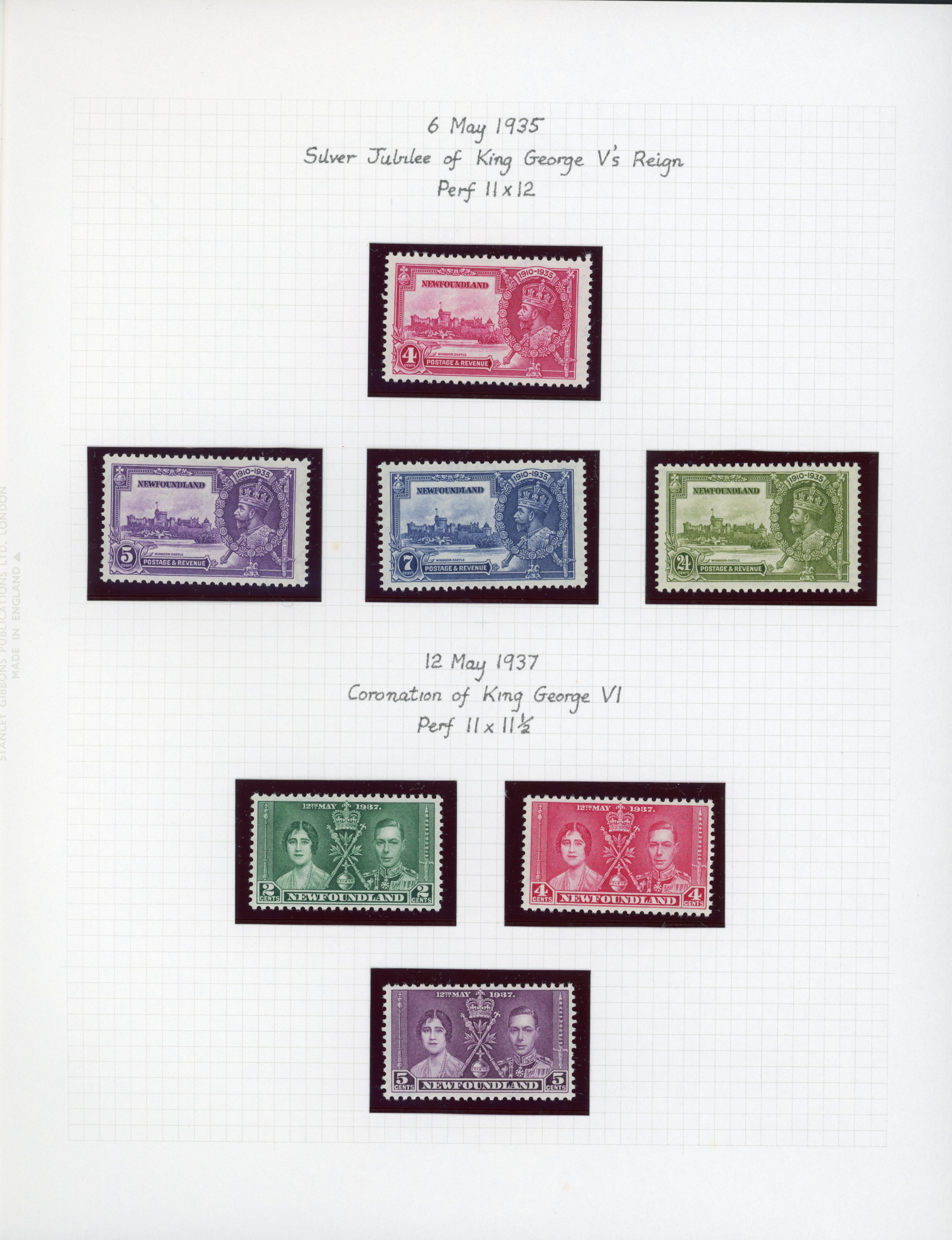 Newfoundland KGVI mint and used collection SG 250-294