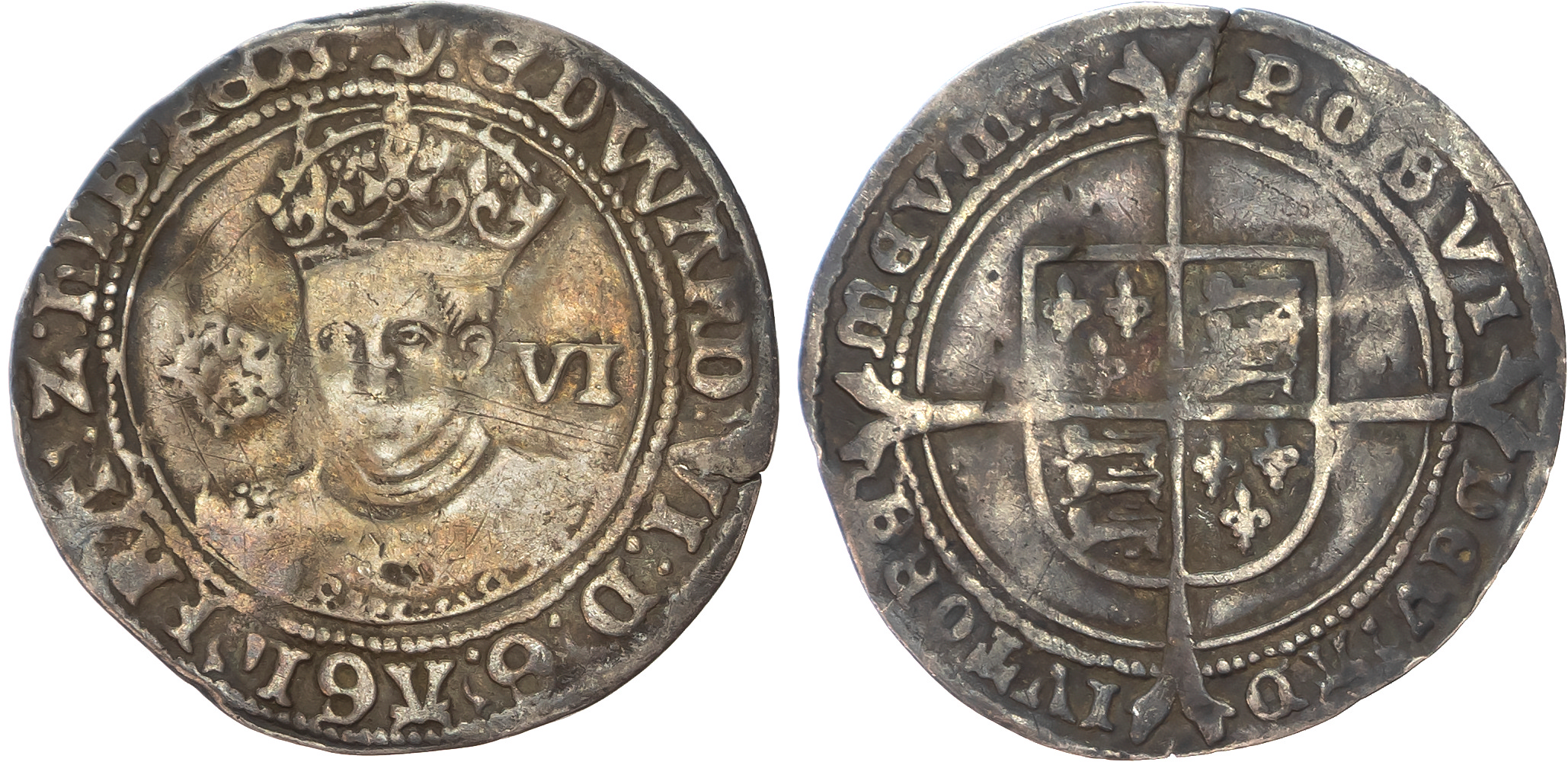Edward VI (1547-1553), Fine Silver Issue, Sixpence, Third Period [2].