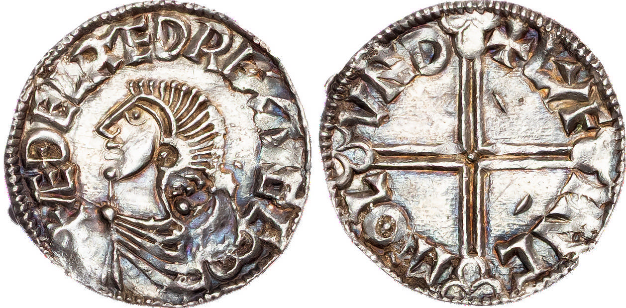 Aethelred II (978-1016), AR Penny, Long Cross type (c. 997-1003), London mint, LEOFING as moneyer.