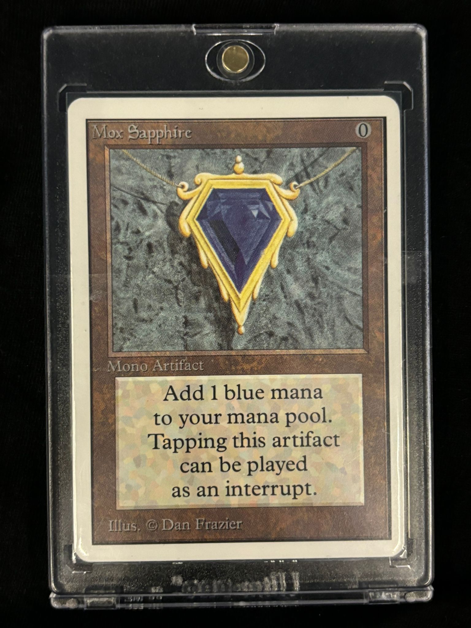Magic The Gathering - Mox Sapphire Unlimited - Light Play 