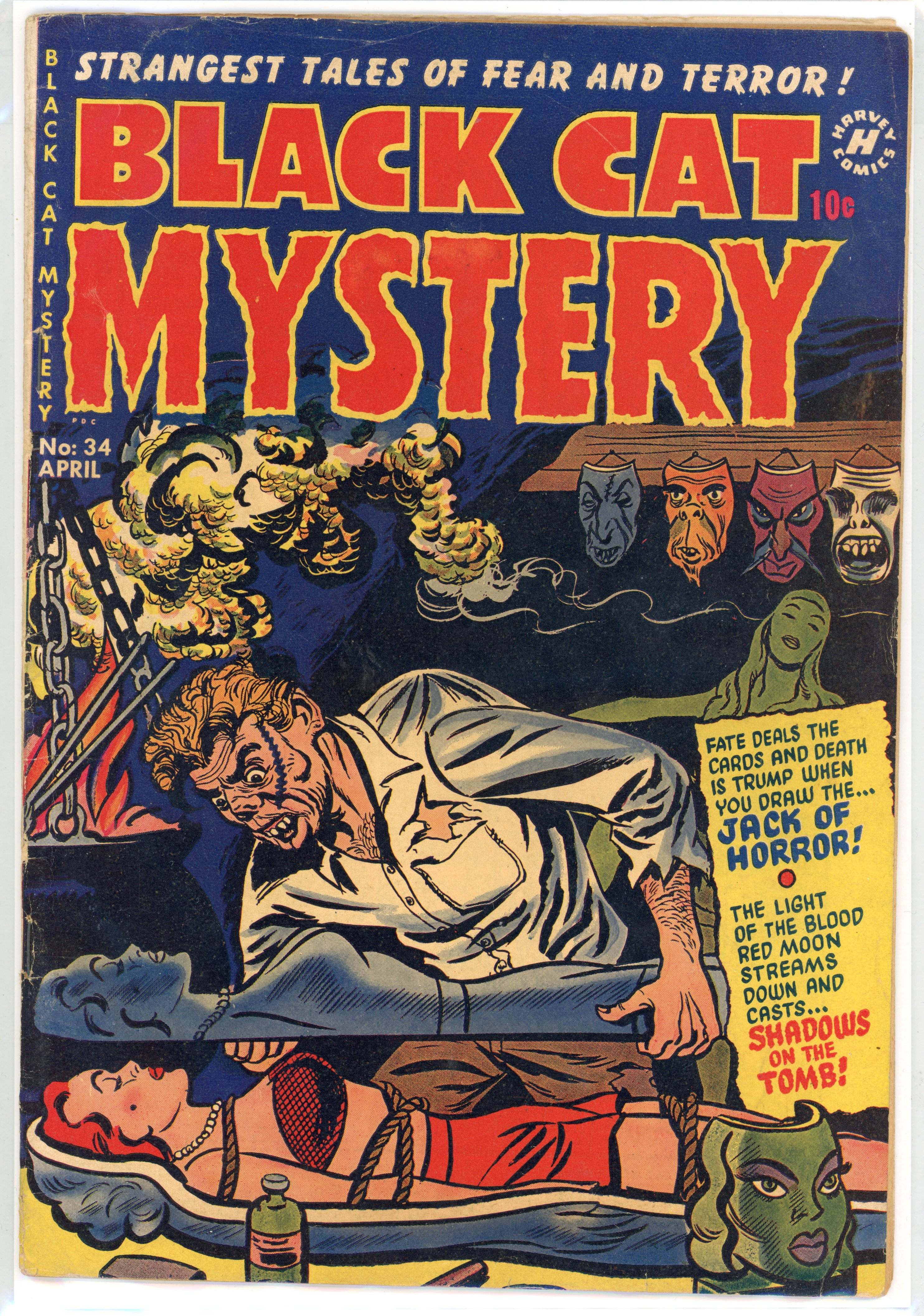Black Cat Mystery #34 (Harvey, 1952)