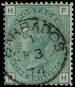 1874 1s Green Pl.9.