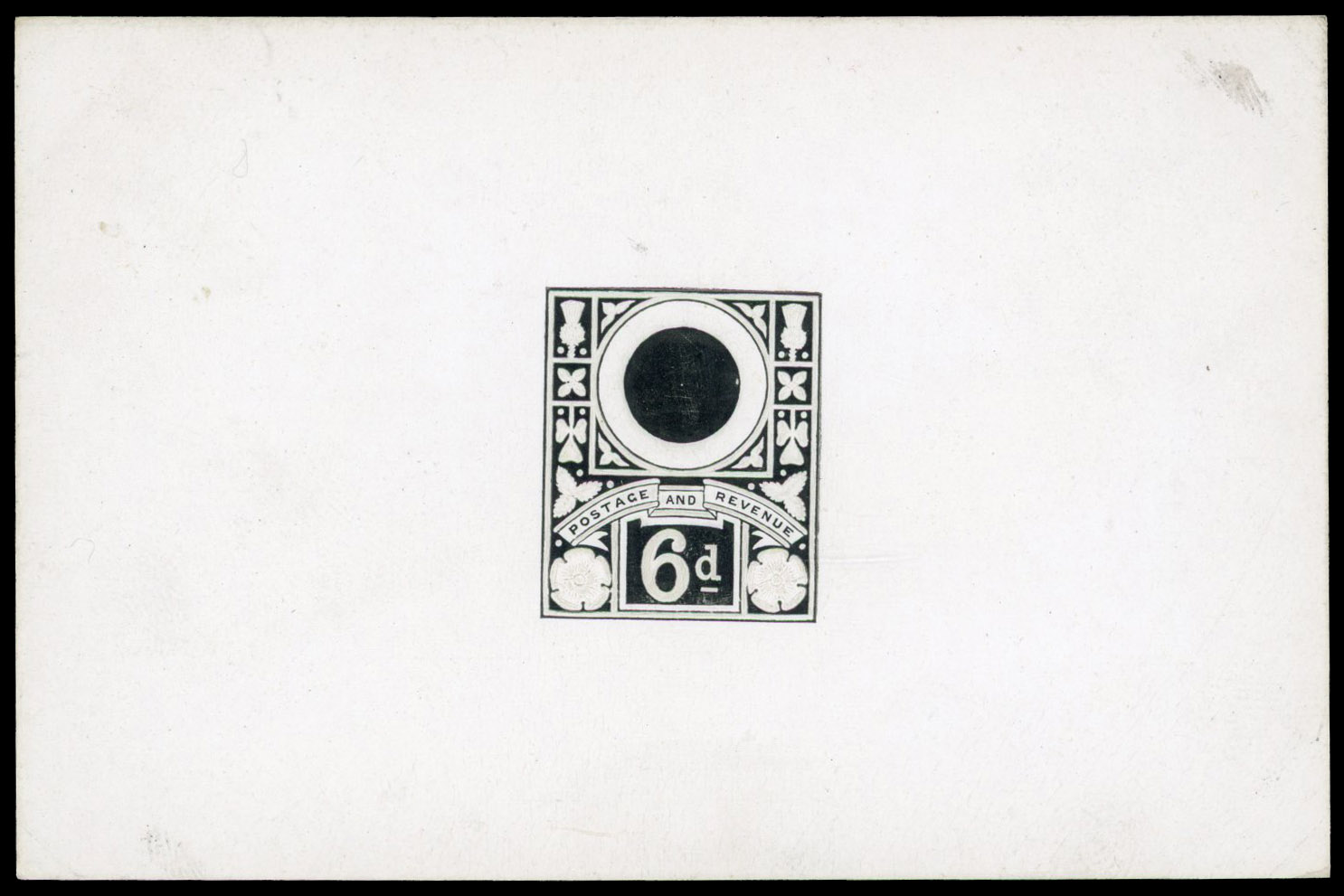 Great Britain SG 208var 6d Jubilee die proof