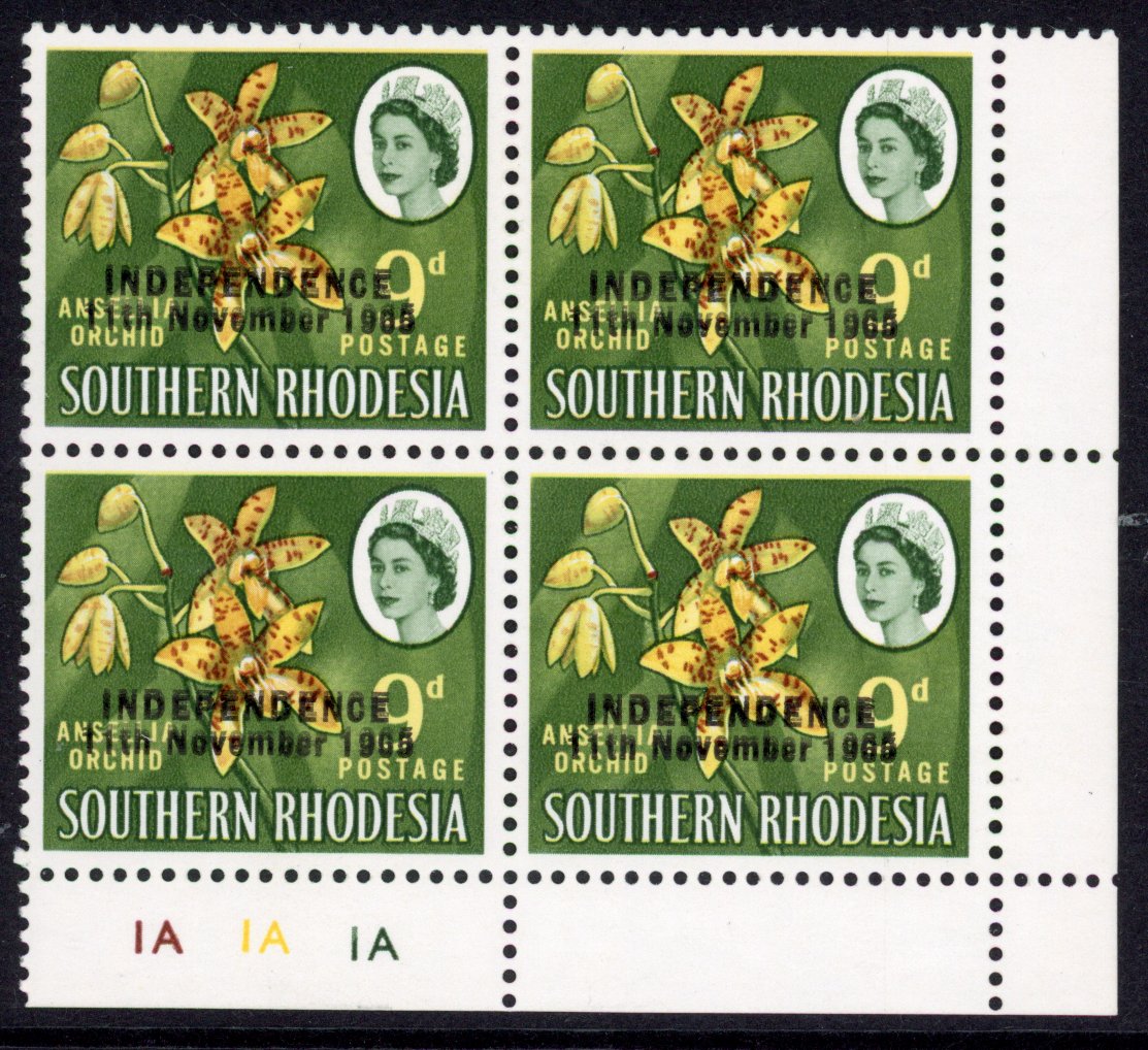 SG 365a opt double in block of four 