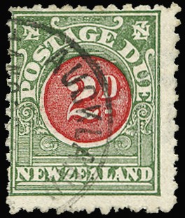 Postage Due. 1904-08 2d red and green, "Cowan"...