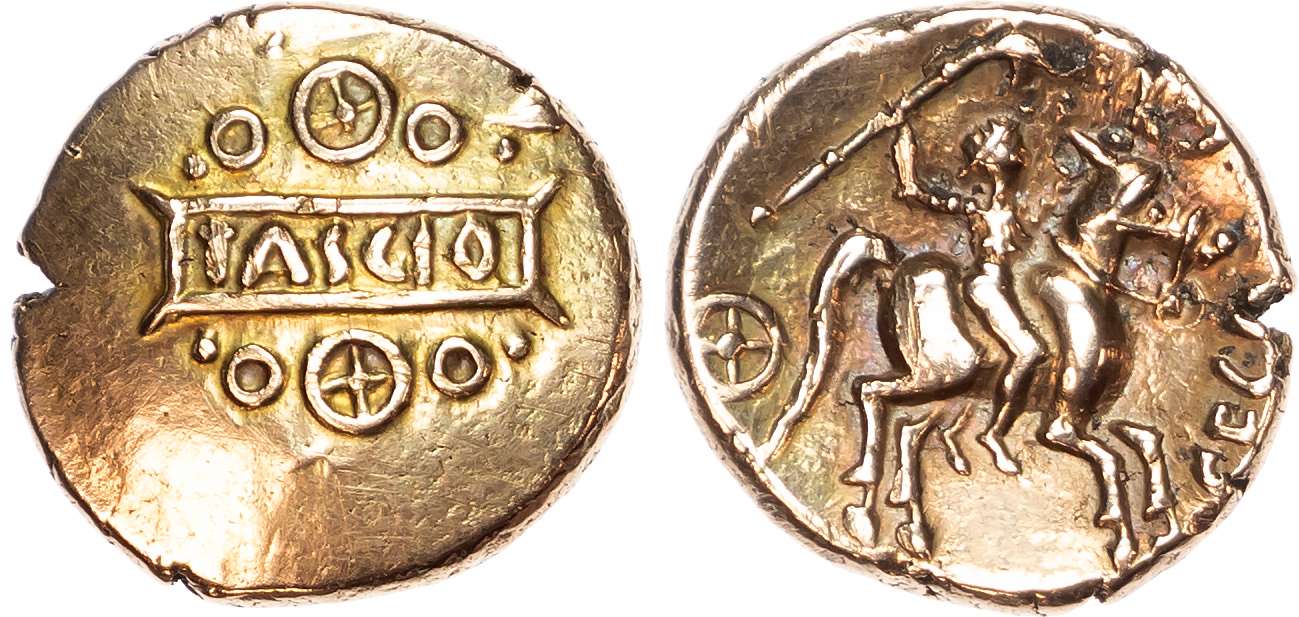 Cantiaci, Sego (c. AD 5-15) AV Stater, ‘Sego Warrior’ type, 5.40g. 