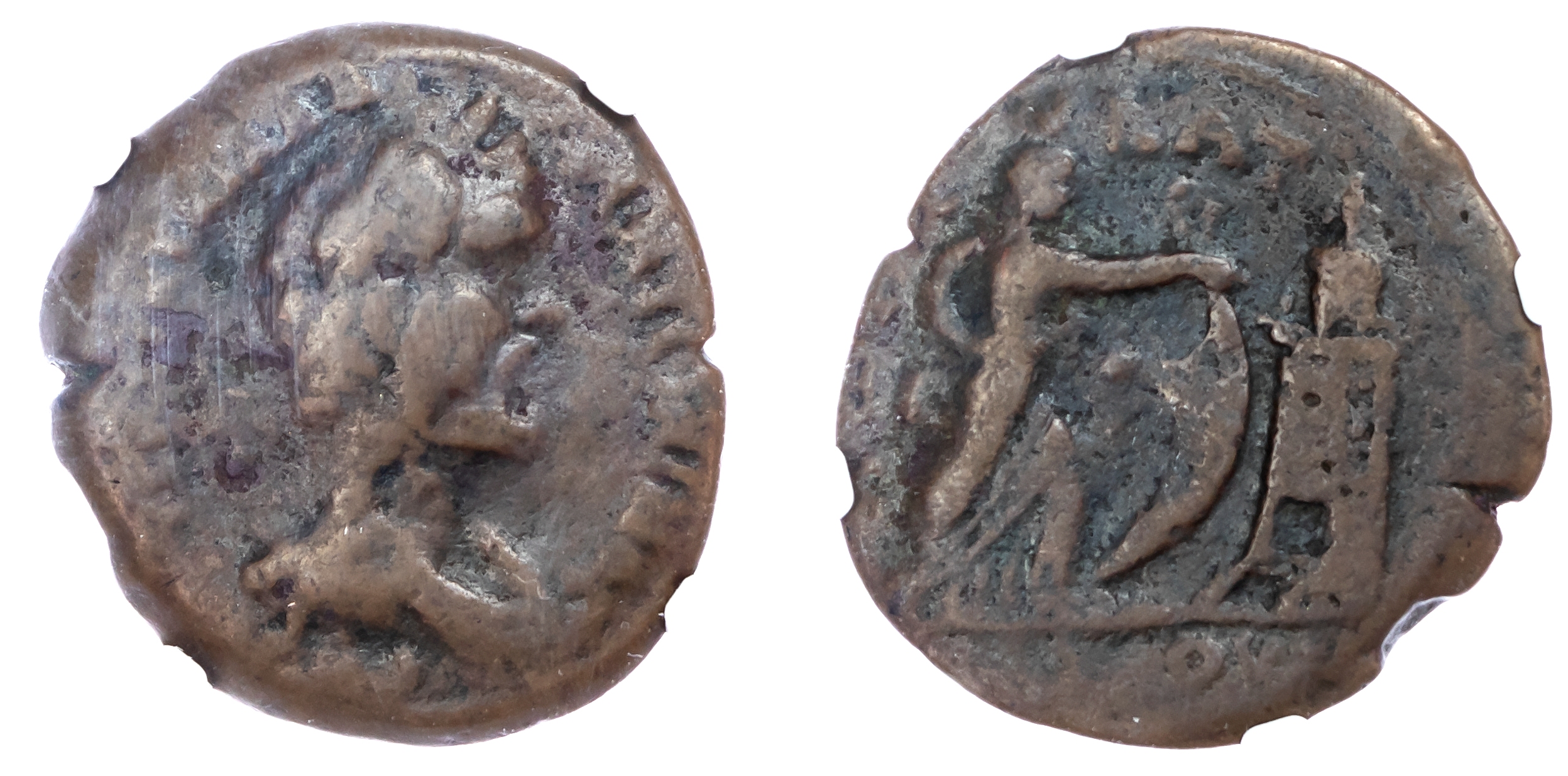 Antoninus Pius (AD 138-161) AE Drachm, mint of Alexandria.