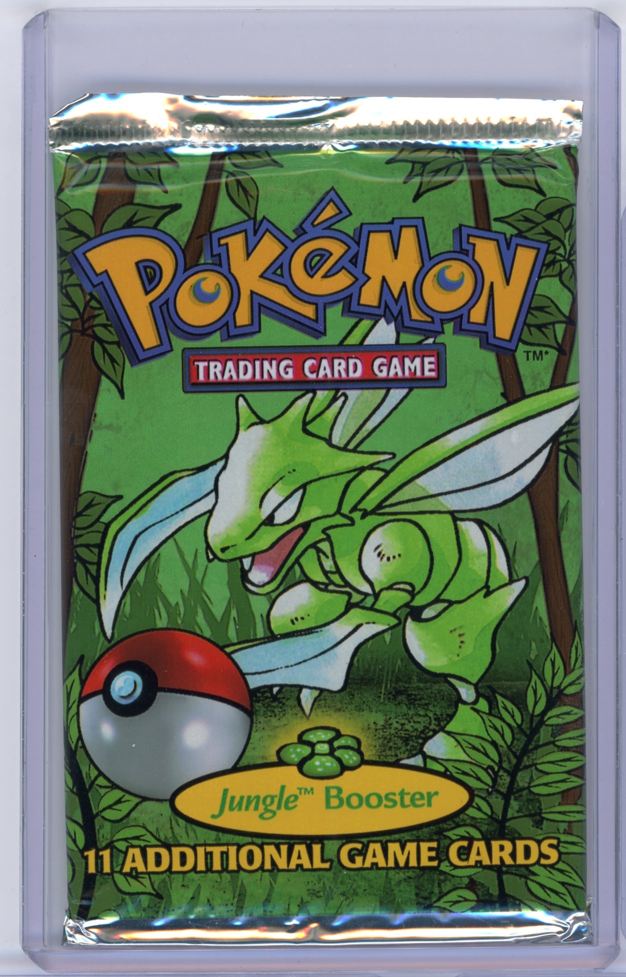 Jungle (1999) Sealed Booster Pack - Scyther Artwork (20.66g)